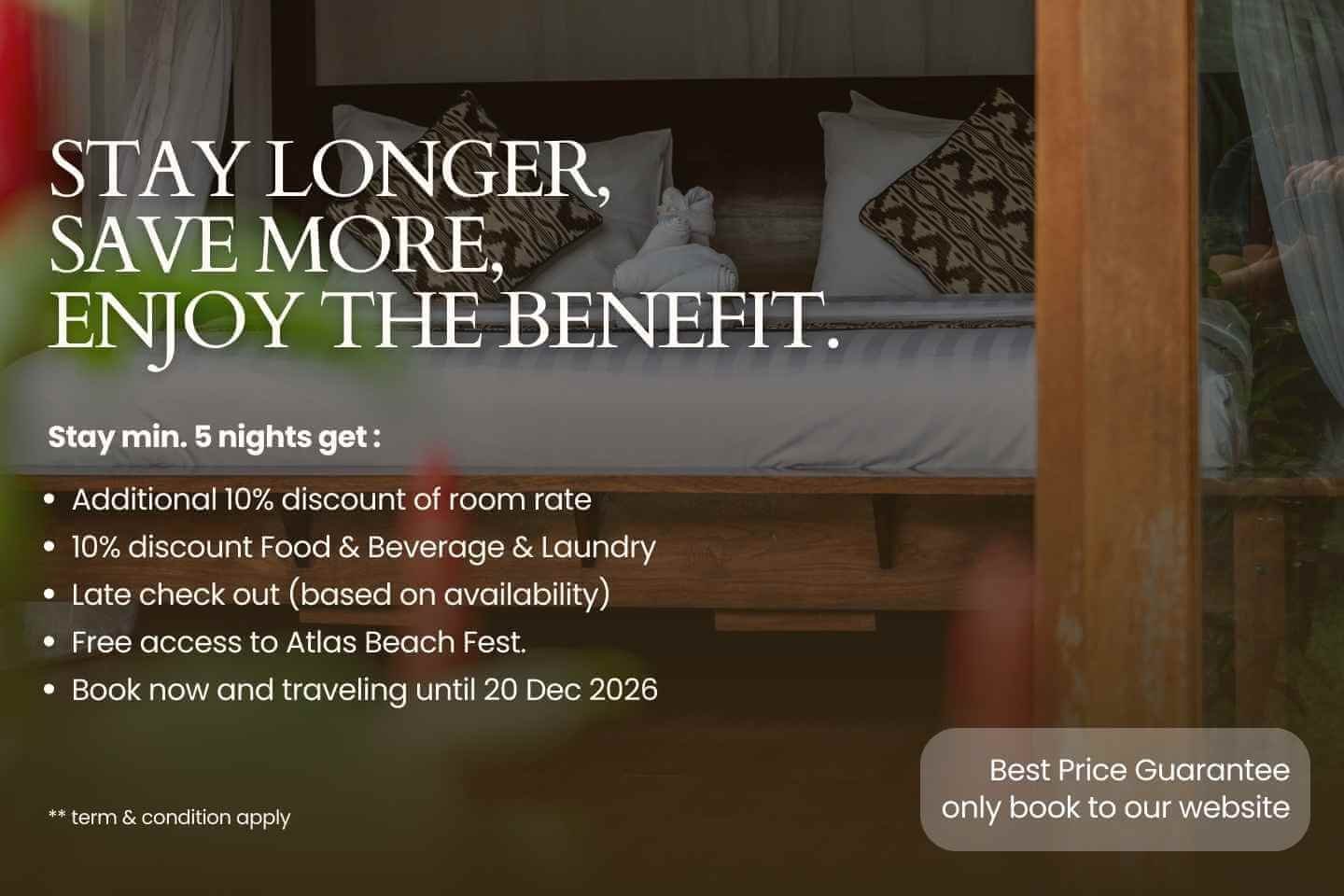 Stay longer more save